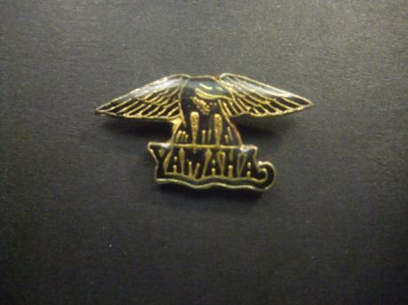 Yamaha motor logo zwart-goudkleurig
